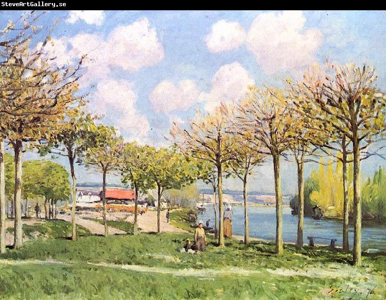 Alfred Sisley Die Seine bei Bougival